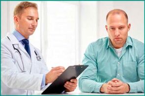 Der Patient nach Erhalt des Arztes